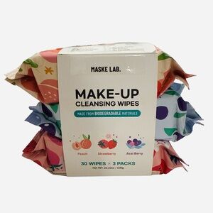 Maske Lab 3 Pack Make-Up Facial Cleansing Wipes